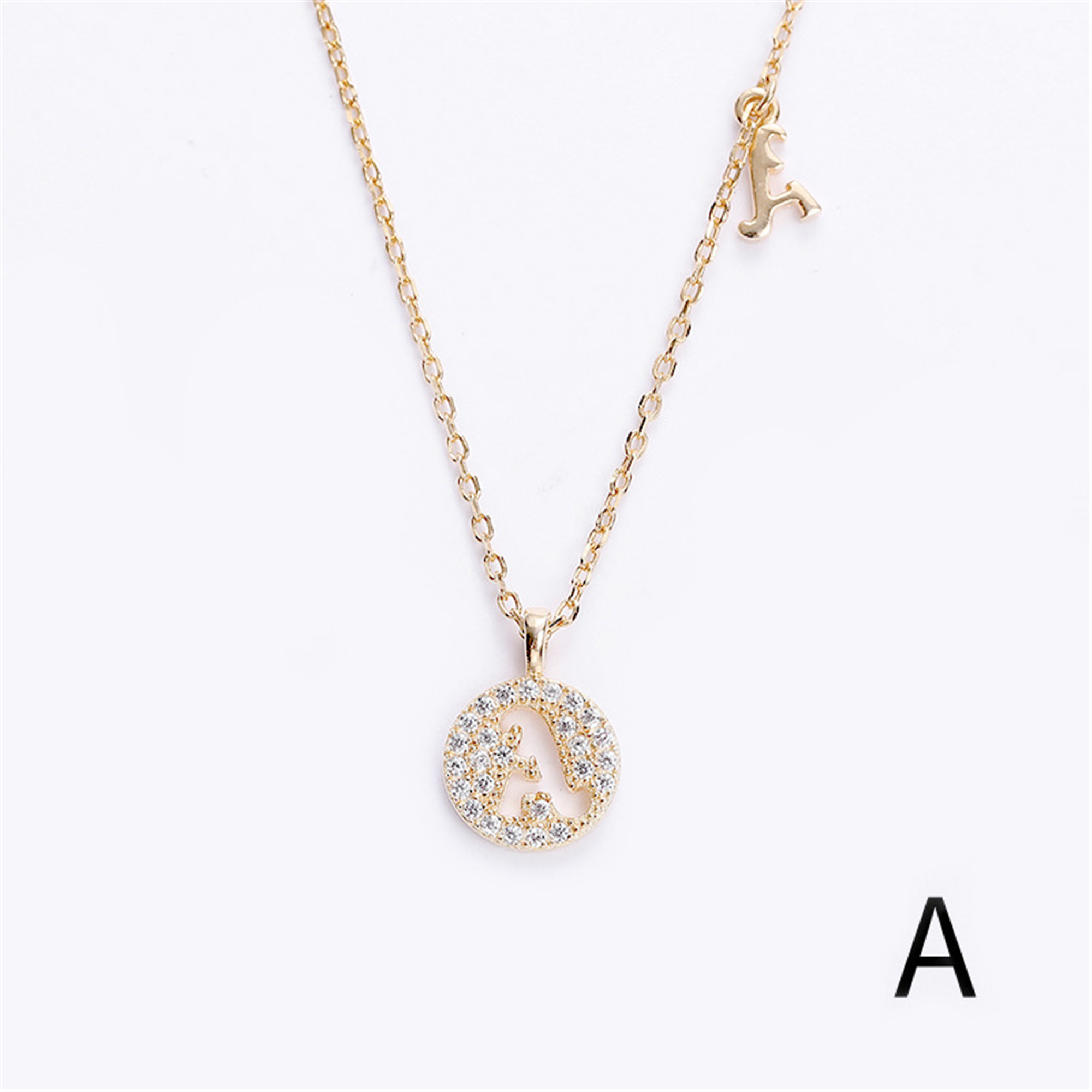 Customized Silver Necklace for Women-Personalized initial name necklace-Best Gifts Maid of Honor Gift Flower Girl Mother of the Bride