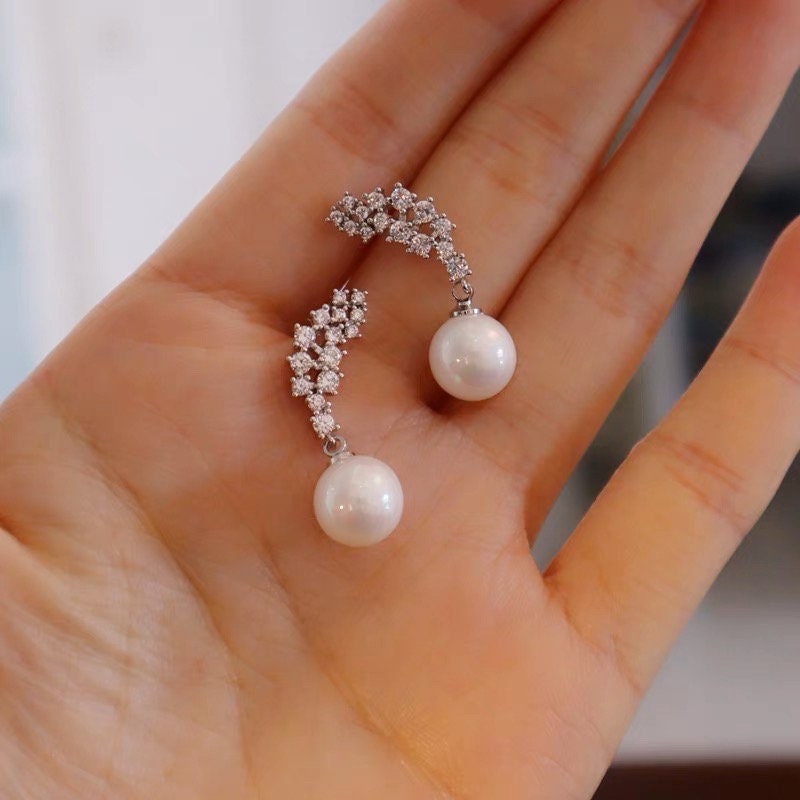 Freshwater pearl silver Earrings