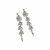 Crystal Vine Drop Earrings