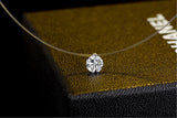 Creative Shining Cubic Zirconia Necklace Solitaire Diamond Necklace