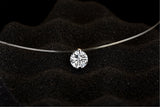 Creative Shining Cubic Zirconia Necklace Solitaire Diamond Necklace