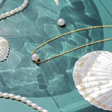 Fresh Water Single Pearl Necklace