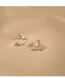 14 K gold Angel Wing Earrings