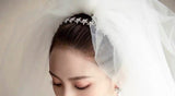 Crystal Star Hairbands Ribbon Bridal Headband Rhinestone Tiaras Crown