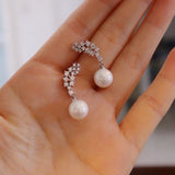 Freshwater pearl silver Earrings